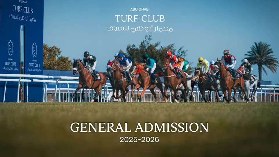 General Admission at Abu Dhabi Turf Club 2025 – 2026 - Image 1